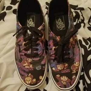 Rare Nintendo Donkey Kong Vans, Womens 9